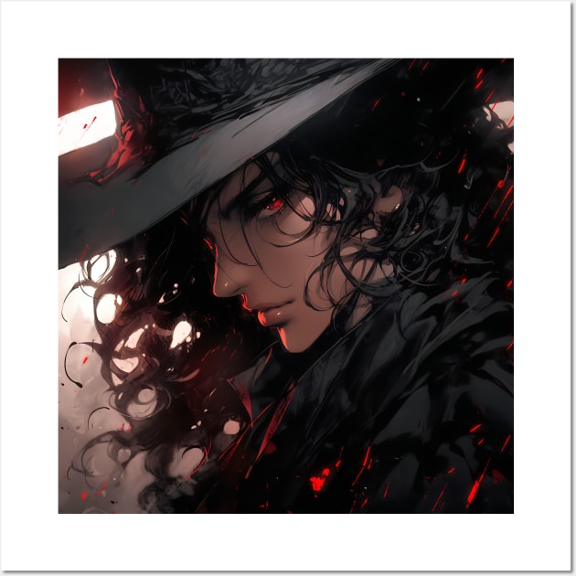Hunters of the Dark: Explore the Supernatural World with Vampire Hunter D. Illustrations: Bloodlust Wall Art by insaneLEDP